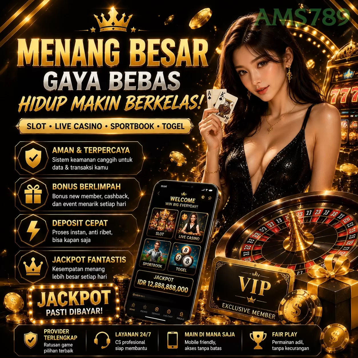 Main ams789531slotq Menang Jackpot Besar